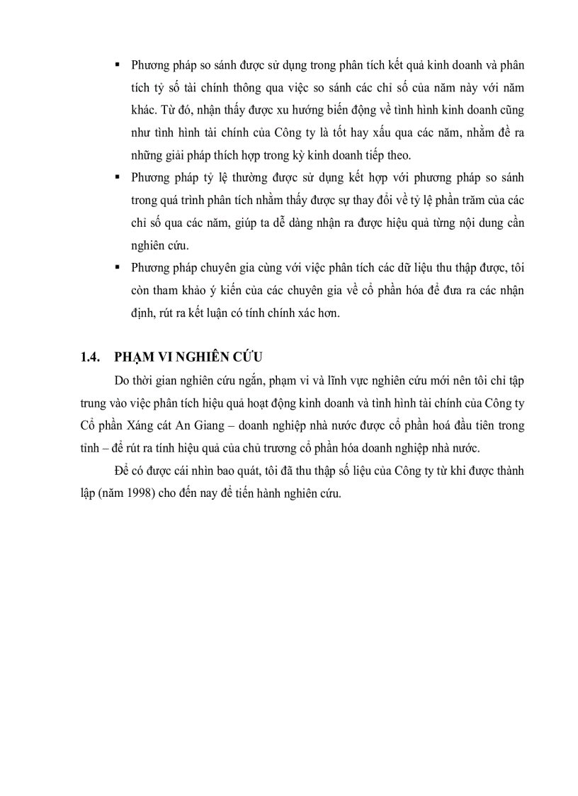 image for page Hiệu quả cổ phần hóa dnnn Trường hợp công ty cổ phần xáng cát an giang