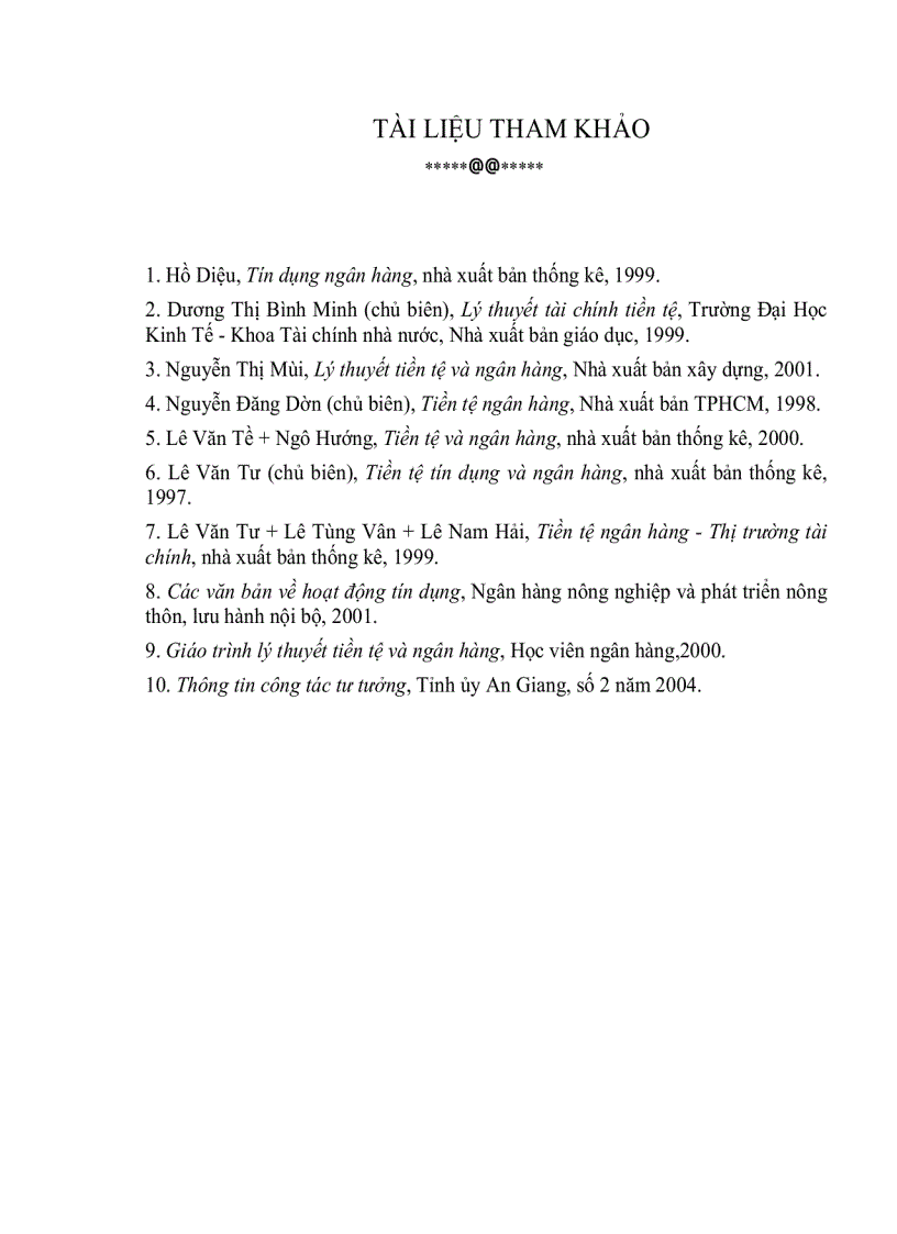 image for page Phân tích hiệu quả tín dụng công thương nghiệp và tiêu dùng tại ngân hàng á châu chi nhánh an giang