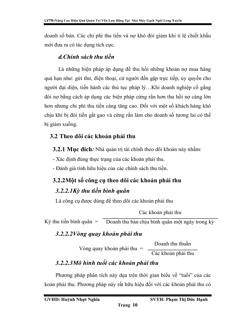 image for page Nâng cao hiệu quả quản trị vốn lưu động tại nhà máy gạch ngói long xuyên