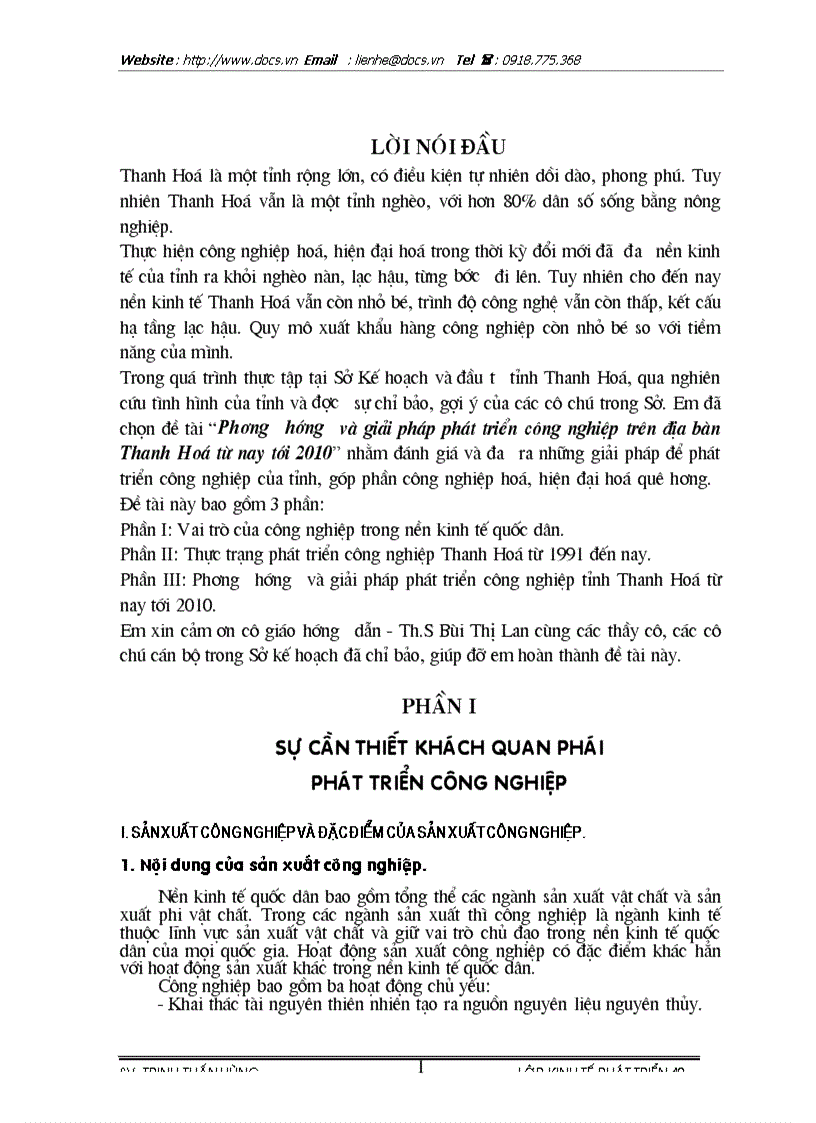 image for page Phương hướng và giải pháp phát triển công nghiệp trên địa bàn Thanh Hoá từ nay tới 2010