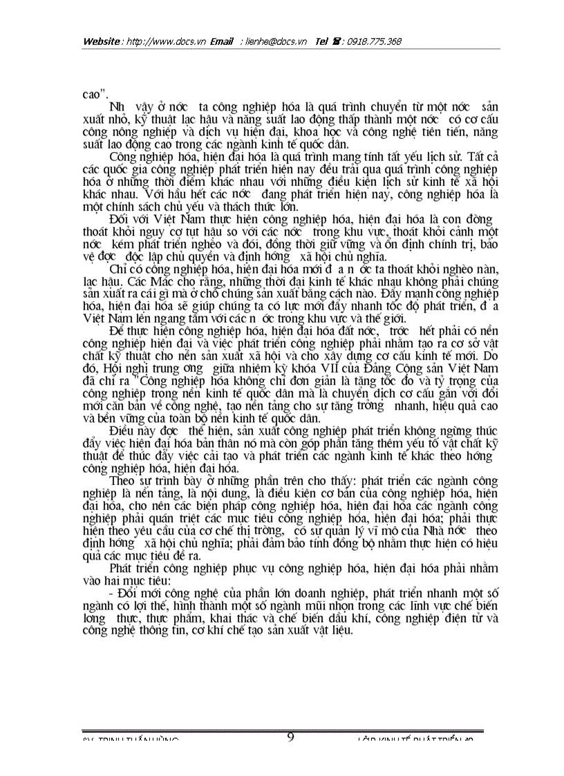 image for page Phương hướng và giải pháp phát triển công nghiệp trên địa bàn Thanh Hoá từ nay tới 2010