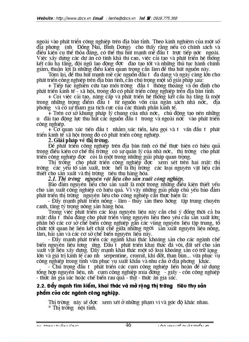 image for page Phương hướng và giải pháp phát triển công nghiệp trên địa bàn Thanh Hoá từ nay tới 2010