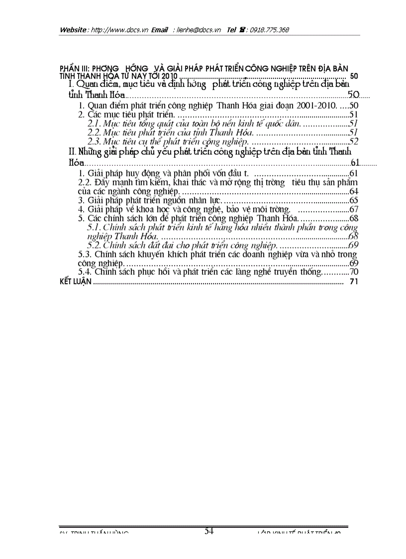 image for page Phương hướng và giải pháp phát triển công nghiệp trên địa bàn Thanh Hoá từ nay tới 2010