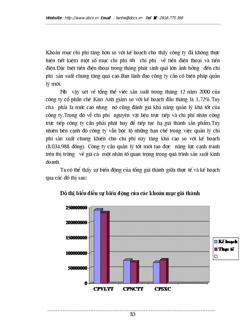 image for page Hoàn thiện công tác hạch toán chi phí sản xuất và tính giá thành sản phẩm với việc tăng cường quản trị tại Công ty CP chè Kim Anh