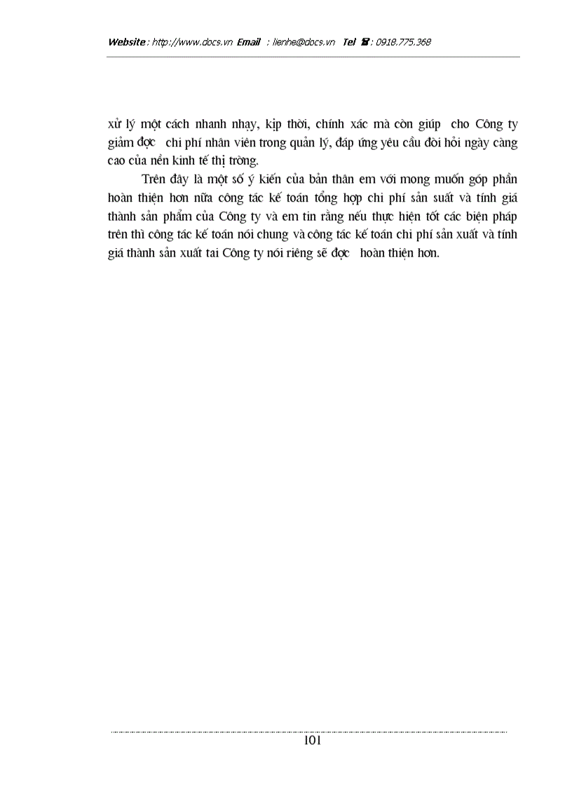 image for page Hoàn thiện công tác hạch toán chi phí sản xuất và tính giá thành sản phẩm với việc tăng cường quản trị tại Công ty CP chè Kim Anh