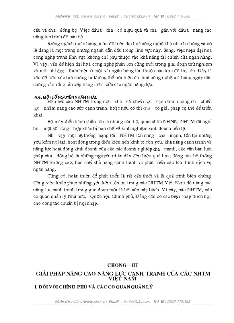 image for page Thực trạng khả năng cạnh tranh của các NHTM Việt Nam