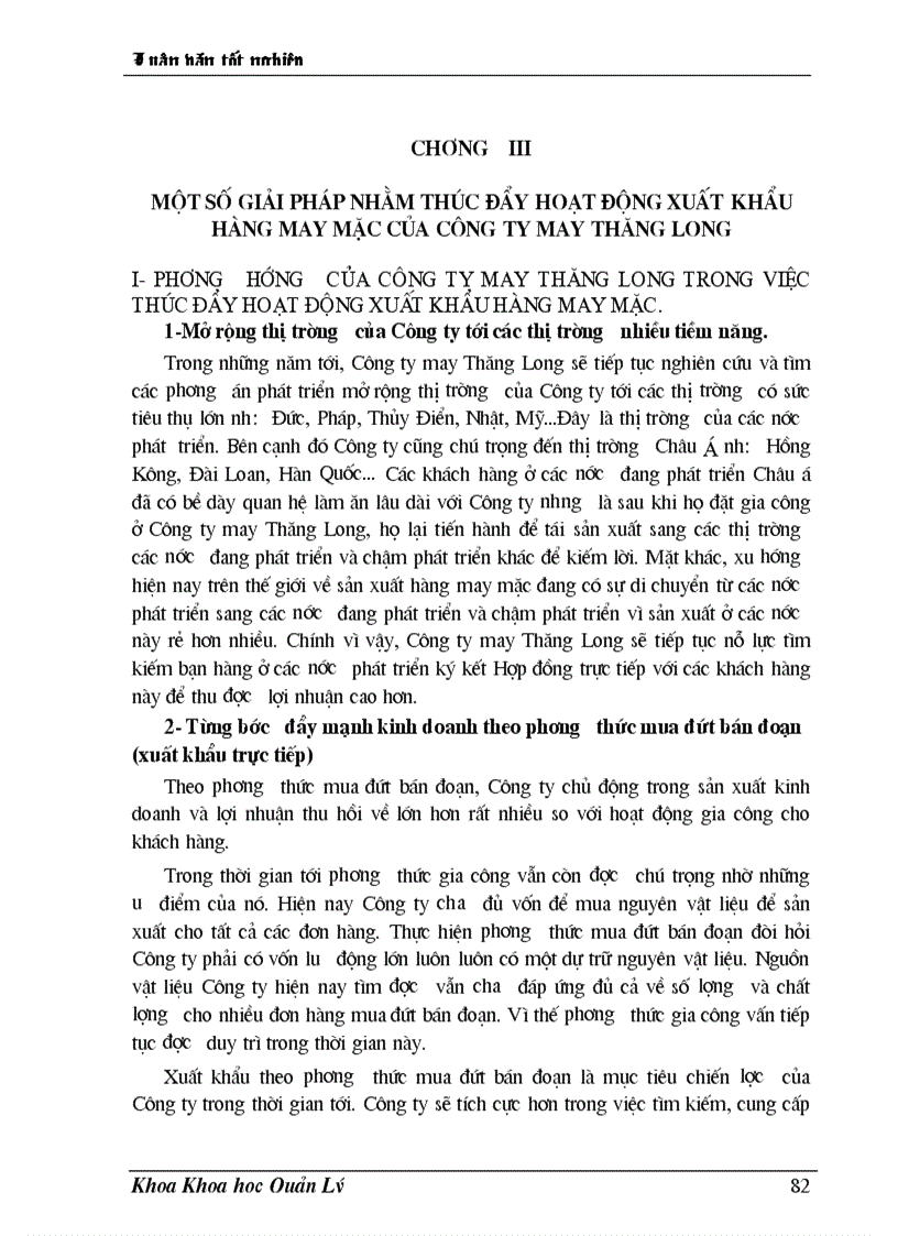 image for page Một số giải pháp nhằm thúc đẩy hoạt động xuất khẩu hàng may mặc của Công ty may thăng long