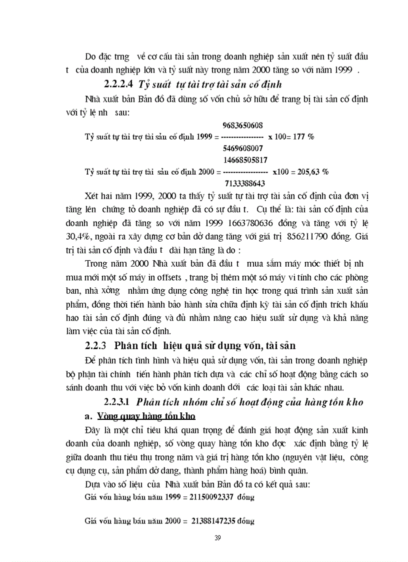 image for page Những vấn đề rút ra từ việc phân tích tài chính của Nhà xuất bản Bản đồ