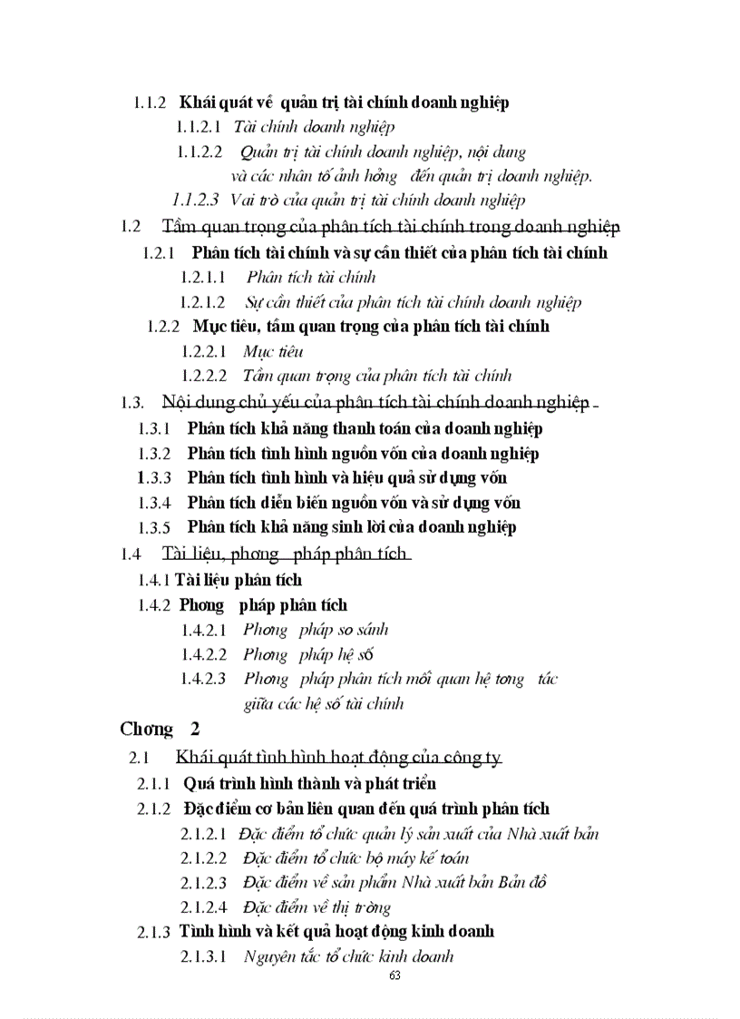 image for page Những vấn đề rút ra từ việc phân tích tài chính của Nhà xuất bản Bản đồ