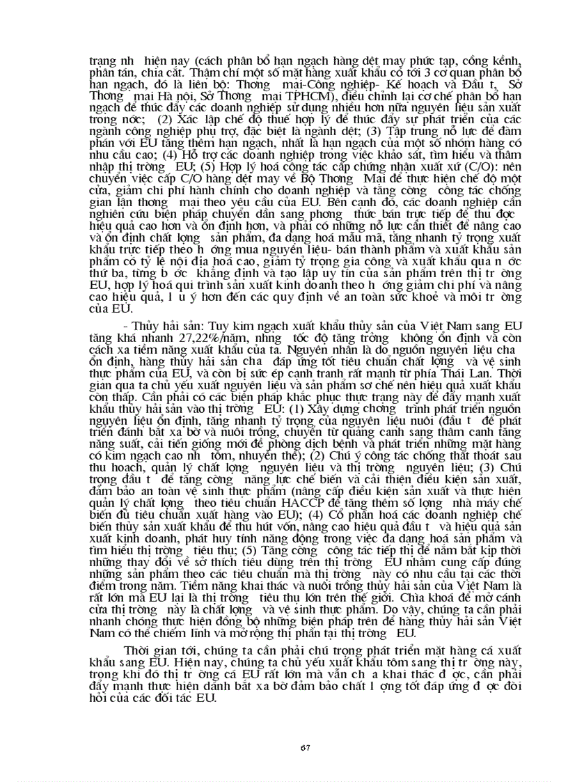 image for page Một số giải pháp chủ yếu để hàng hoá của Việt Nam thâm nhập vào thị trường EU