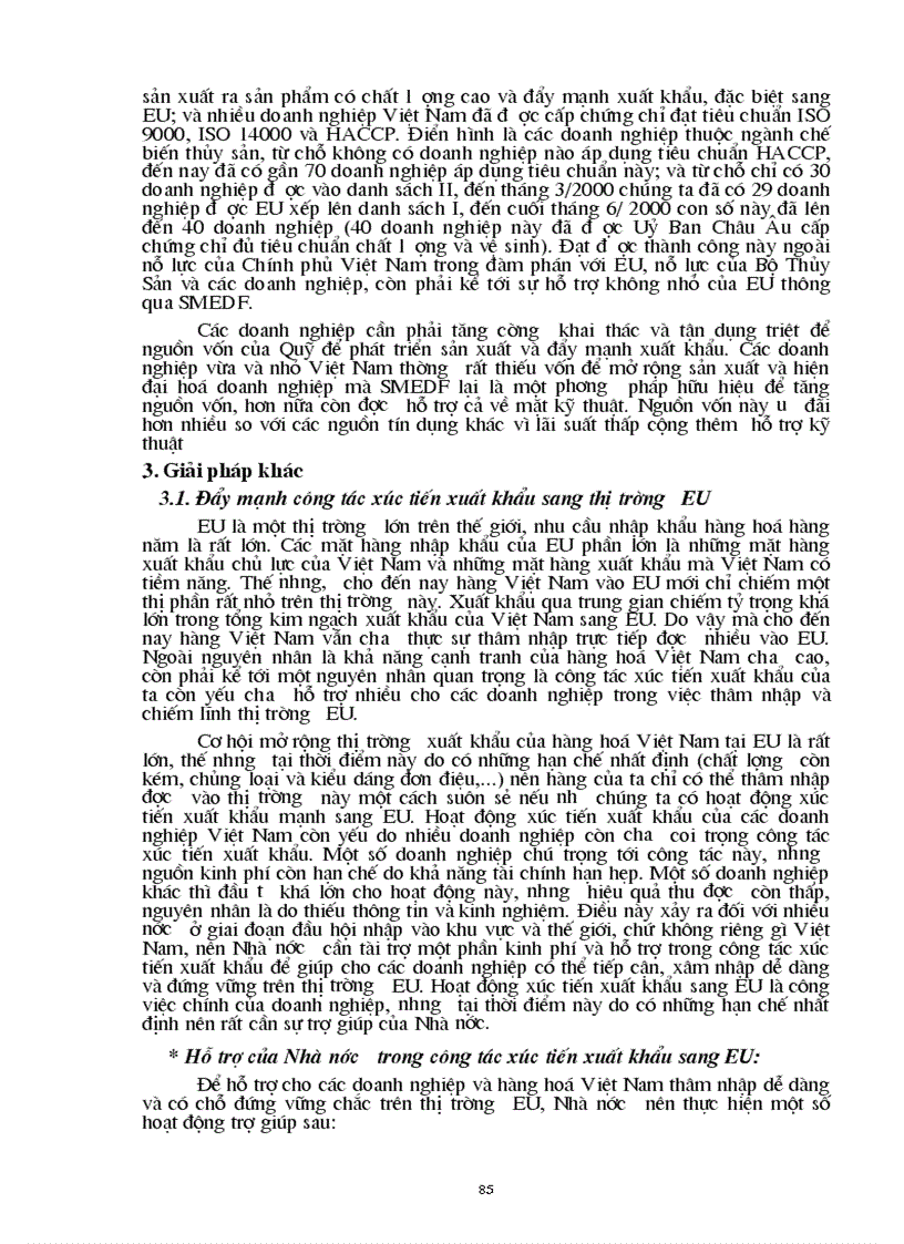 image for page Một số giải pháp chủ yếu để hàng hoá của Việt Nam thâm nhập vào thị trường EU