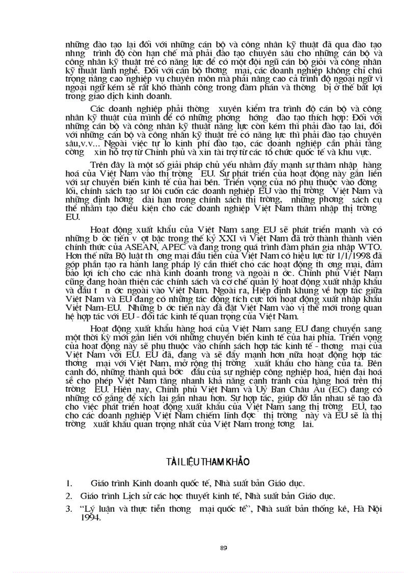 image for page Một số giải pháp chủ yếu để hàng hoá của Việt Nam thâm nhập vào thị trường EU