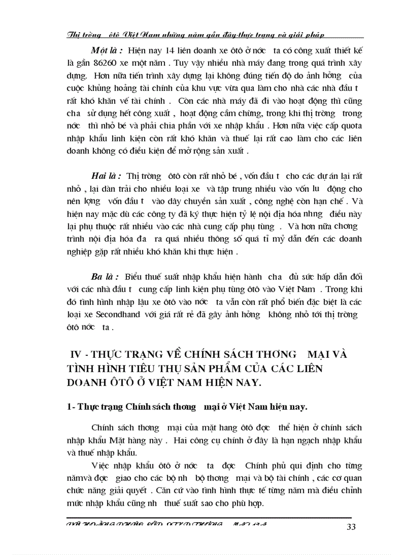 image for page Thị trường ôtô Việt Nam trong những năm gần đây thực trạng và giải pháp