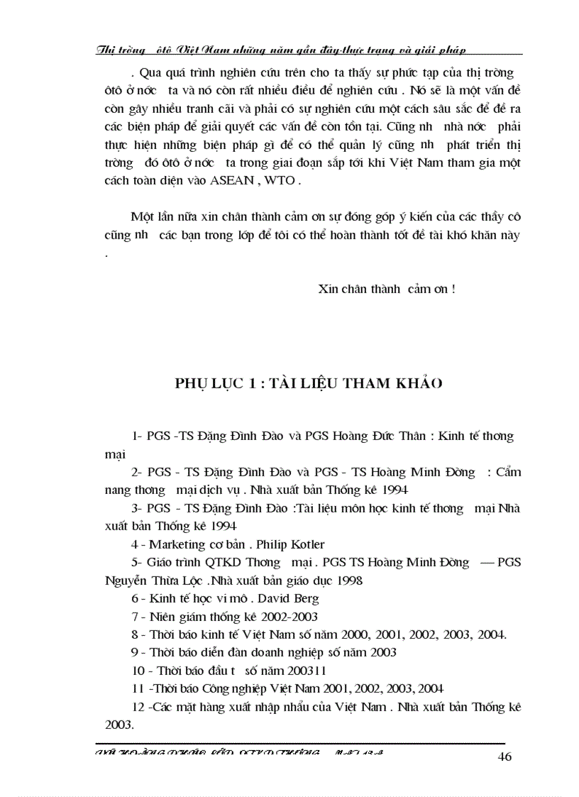 image for page Thị trường ôtô Việt Nam trong những năm gần đây thực trạng và giải pháp