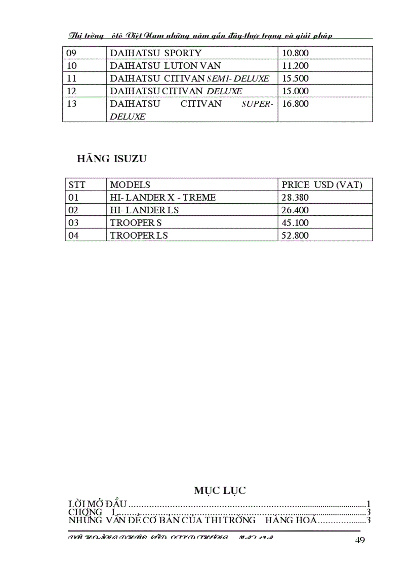 image for page Thị trường ôtô Việt Nam trong những năm gần đây thực trạng và giải pháp