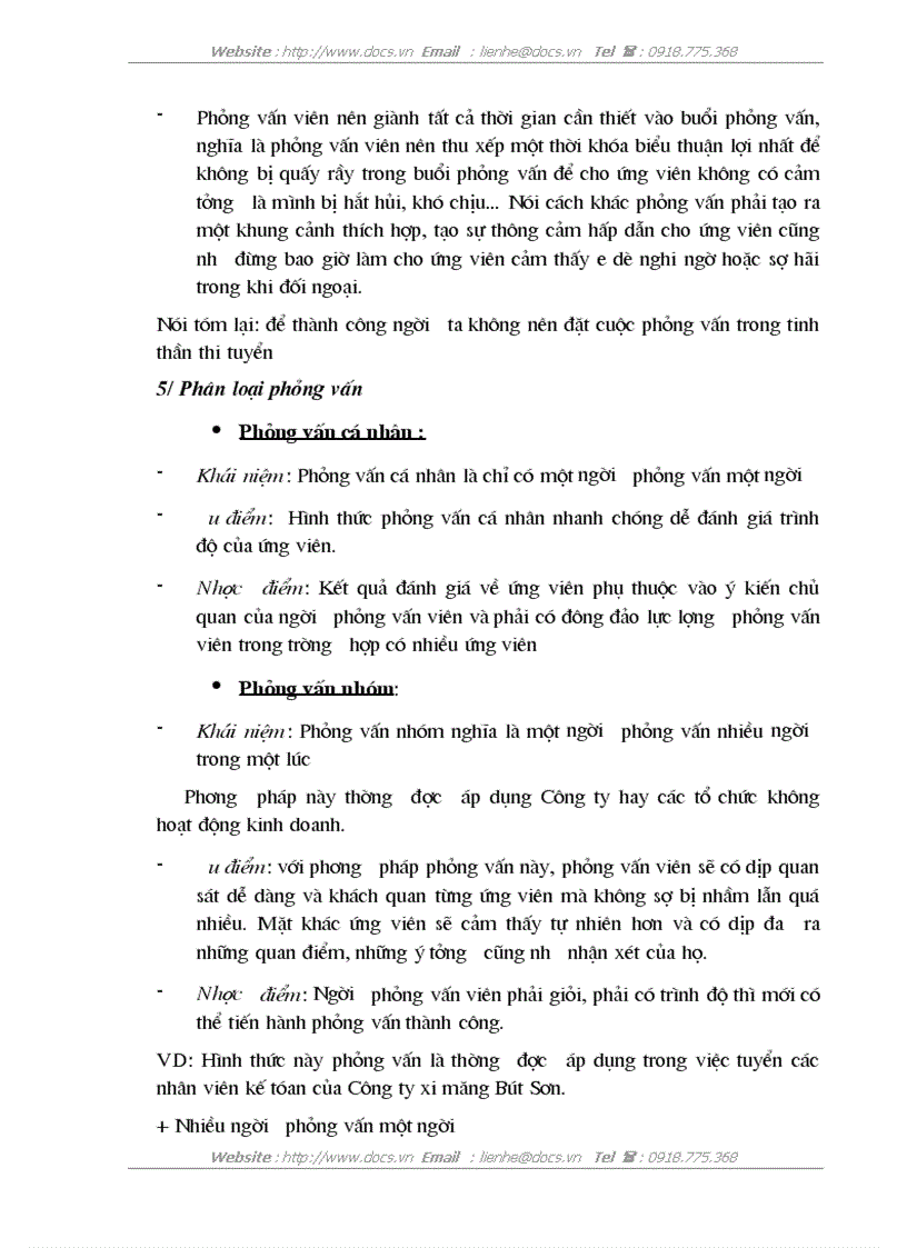 image for page Bàn về phỏng vấn tuyển dụng