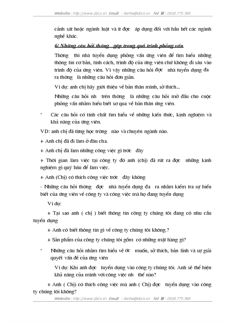 image for page Bàn về phỏng vấn tuyển dụng