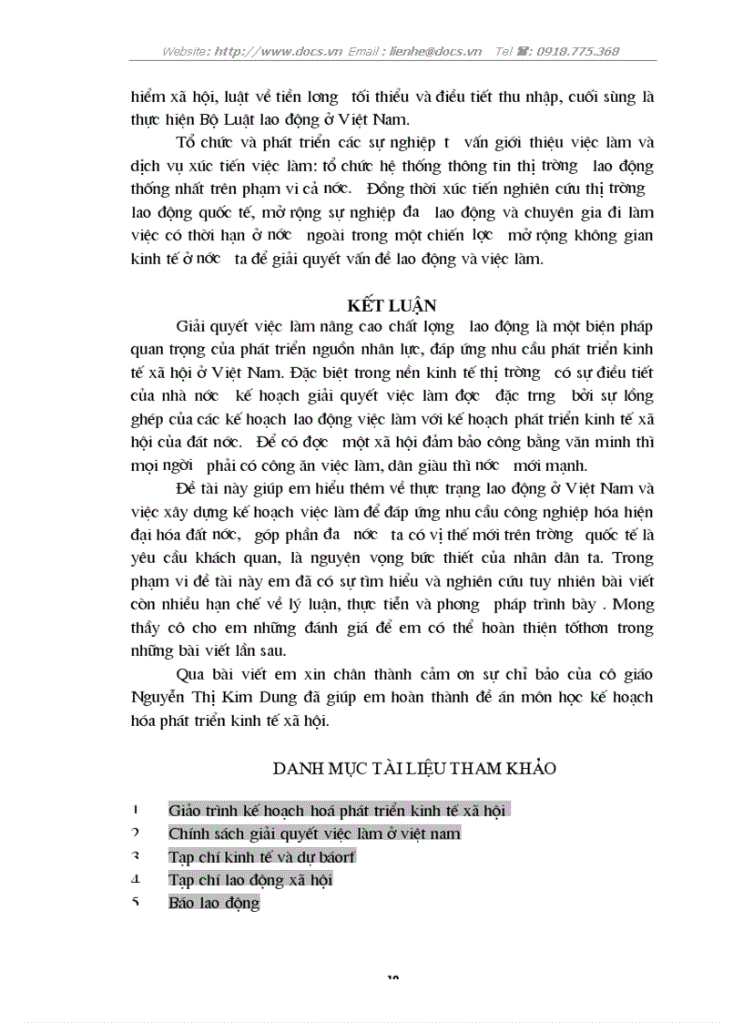 image for page Kế hoạch lao động việc làm và những giải pháp giải quyết việc làm trong thời kỳ kế hoạch 5 năm 2001 2005 ở Việt Nam