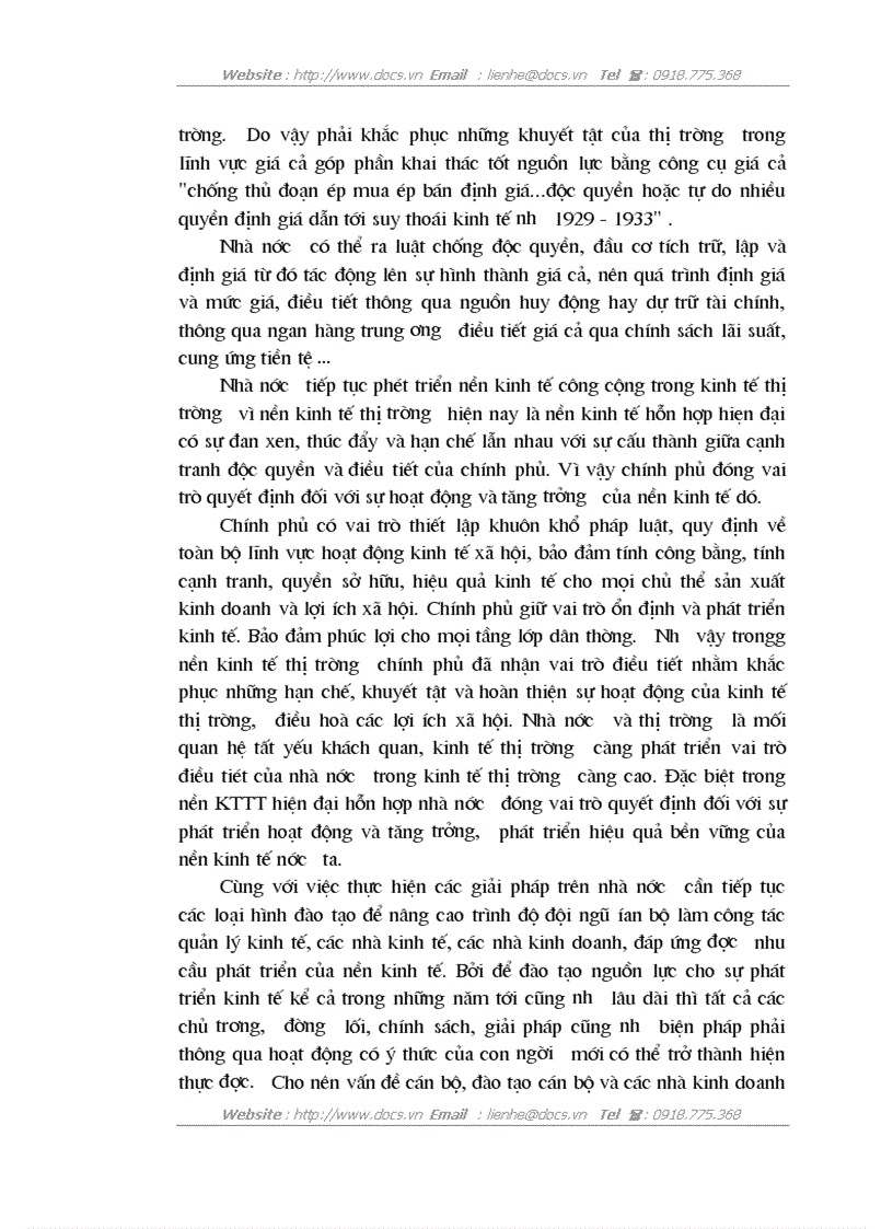 image for page Lý luận chung về nền kinh tế thị trường