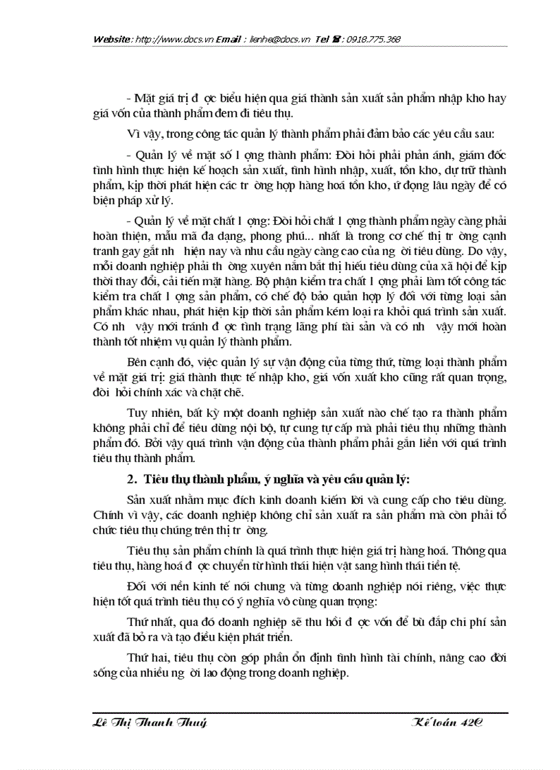 image for page Hạch toán thành phẩm và tiêu thụ thành phẩm tại Công ty Nhựa cao cấp Hàng không