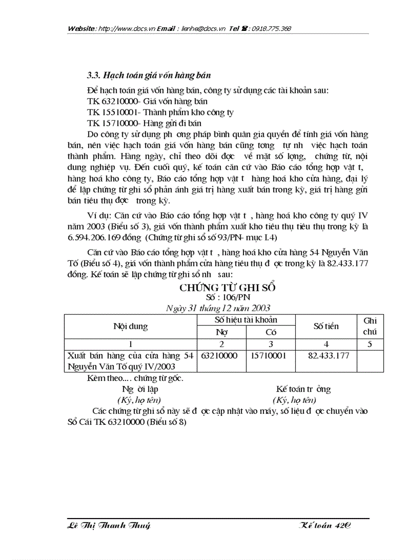 image for page Hạch toán thành phẩm và tiêu thụ thành phẩm tại Công ty Nhựa cao cấp Hàng không
