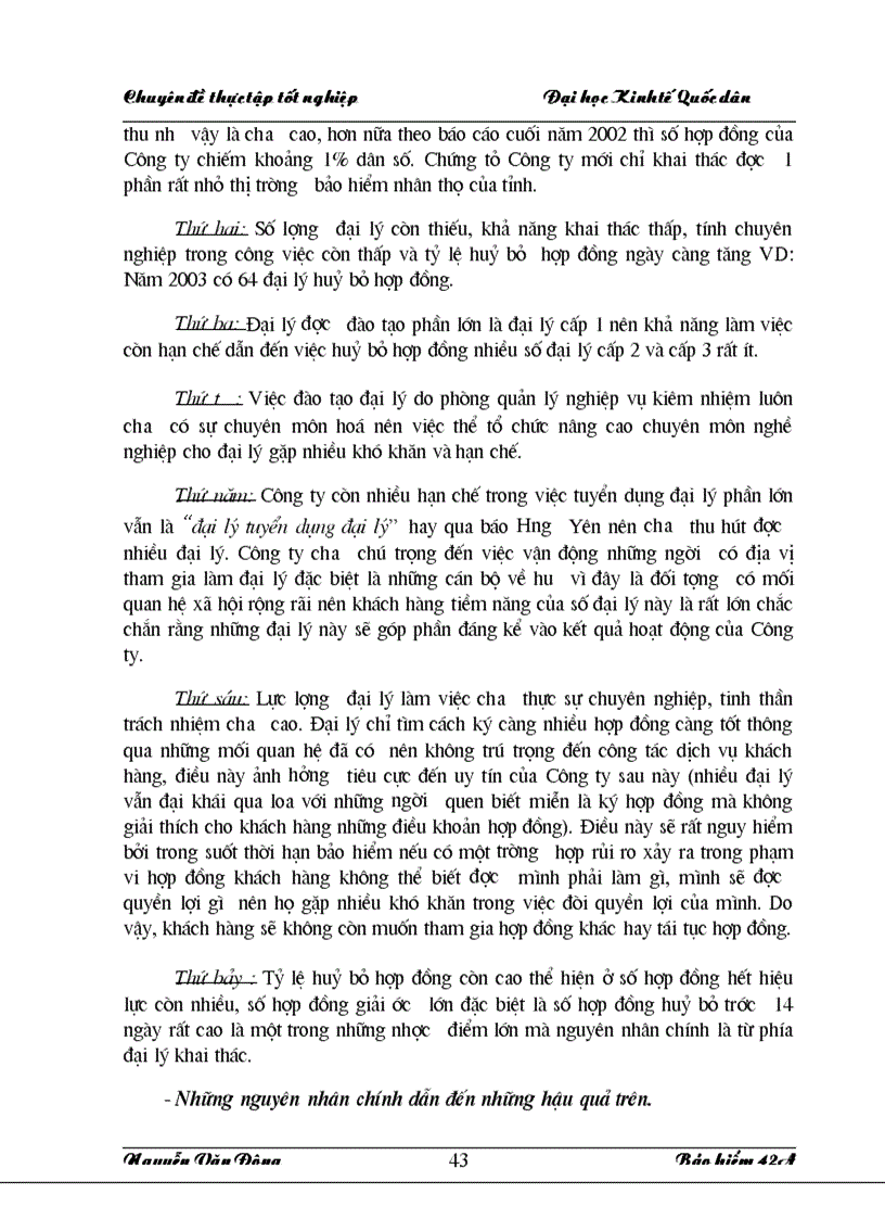 image for page Thực trạng và giải pháp nhằm nâng cao chất lượng đại lý tại Bảo Việt nhân thọ Hưng Yên