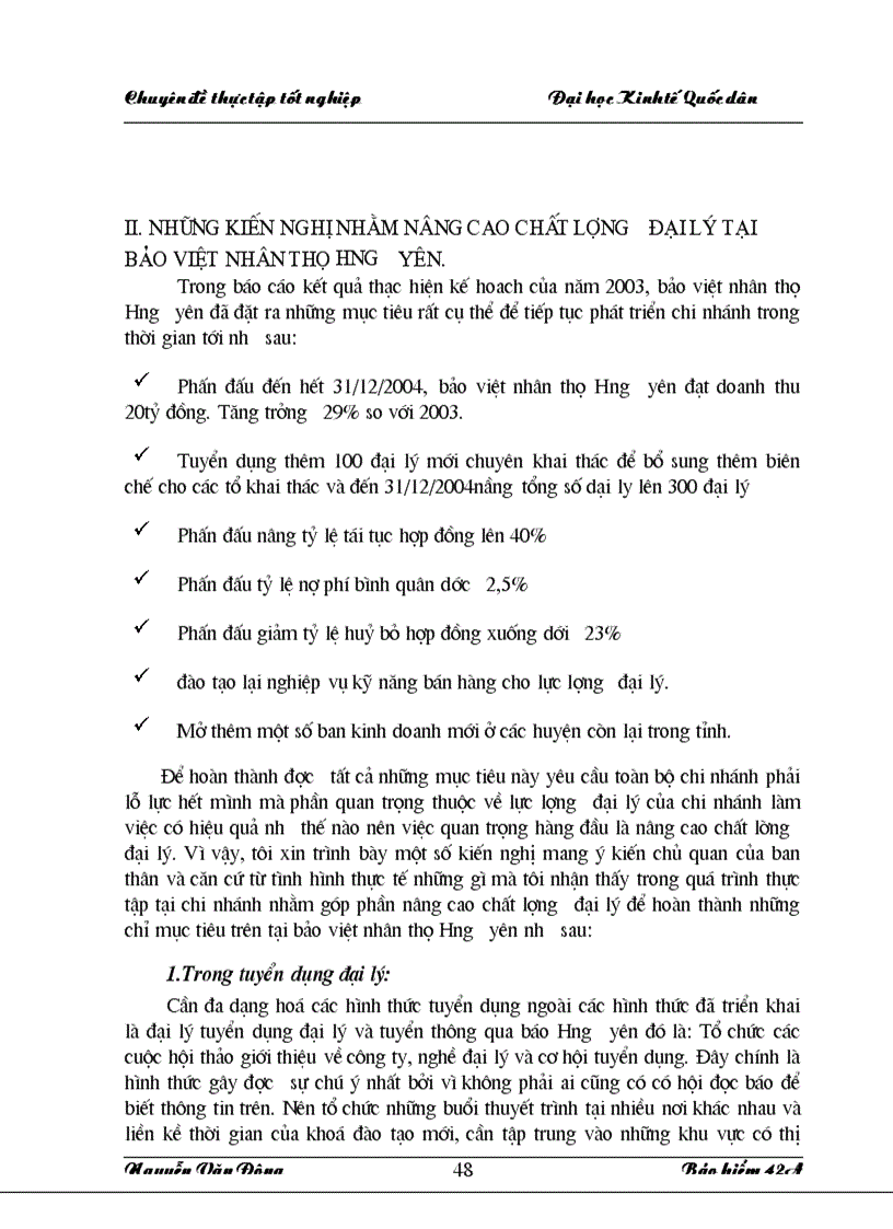 image for page Thực trạng và giải pháp nhằm nâng cao chất lượng đại lý tại Bảo Việt nhân thọ Hưng Yên