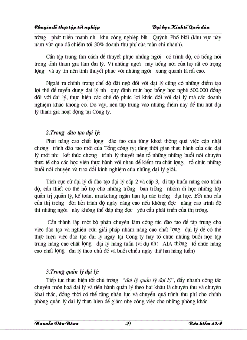 image for page Thực trạng và giải pháp nhằm nâng cao chất lượng đại lý tại Bảo Việt nhân thọ Hưng Yên