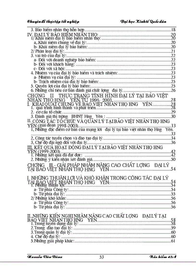 image for page Thực trạng và giải pháp nhằm nâng cao chất lượng đại lý tại Bảo Việt nhân thọ Hưng Yên