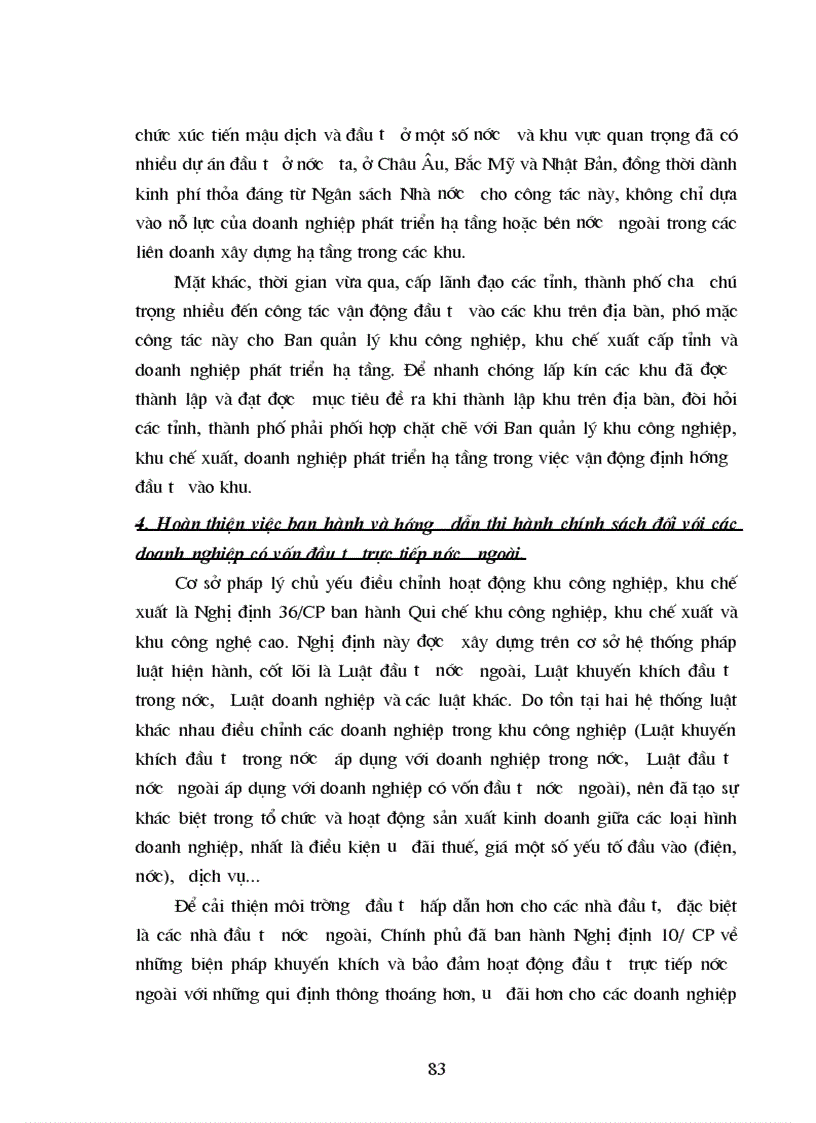 image for page Giải pháp tăng cường thu hút đầu tư trực tiếp nước ngoài vào khu công nghiệp khu chế xuất