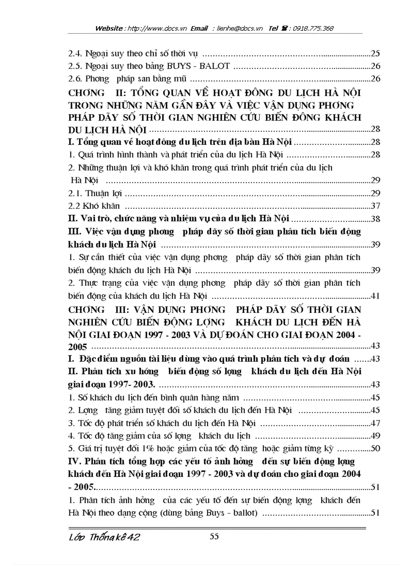 image for page Vận dụng phương pháp dãy số thời gian nghiên cứu biến động khách du lịch đến Hà Nội và dự đoán những năm tới