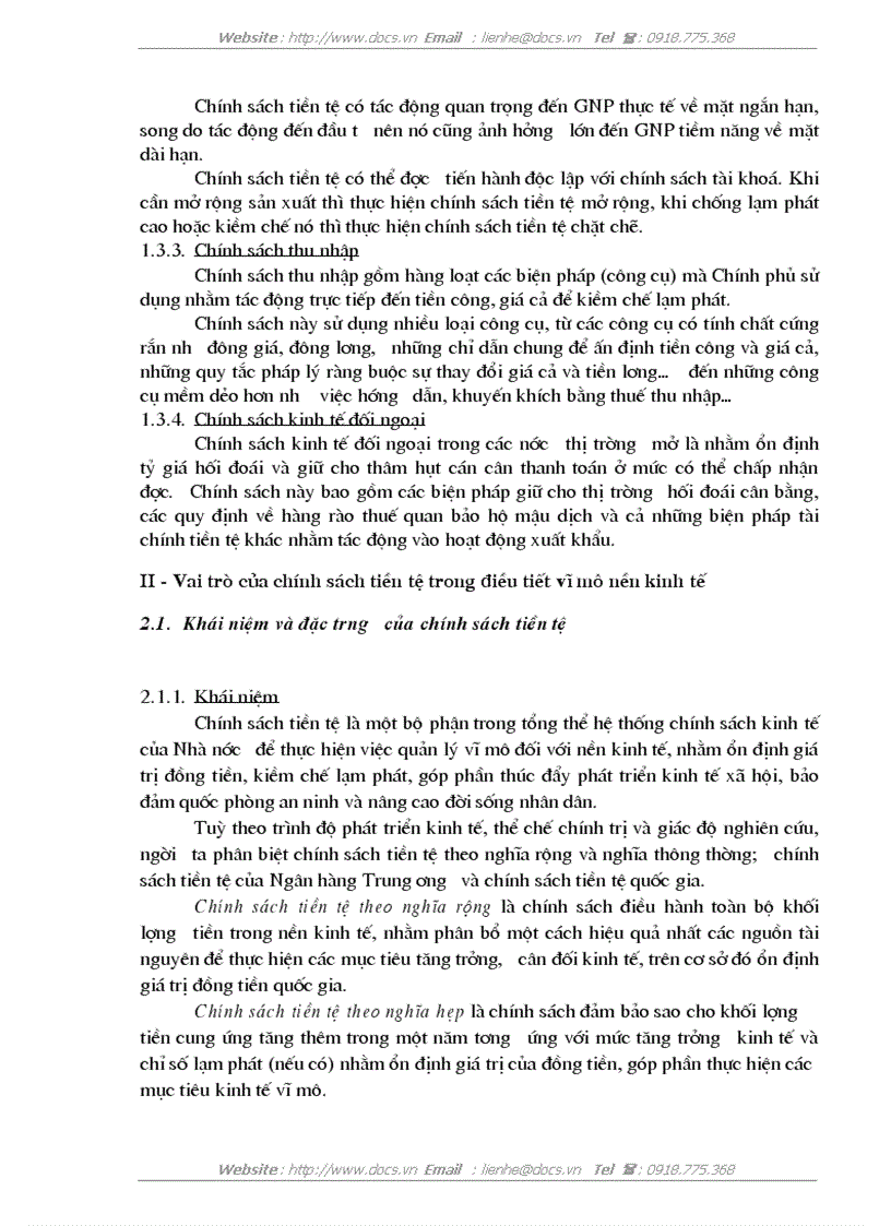 image for page Vai trò của chính sách tiền tệ trong điều tiết hoạt động kinh tế vĩ mô