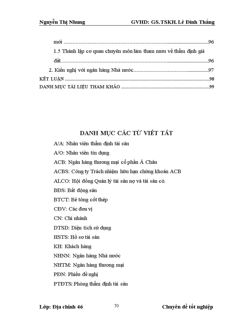 image for page Nghiên cứu hoạt động định giá bất động sản thế chấp tại ngânhàng NHTMCP Á Châu ACB