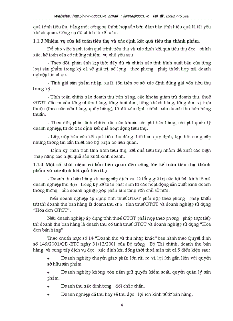 image for page Thực trạng và giải pháp trong công tác kế toán tiêu thụ thành phẩm và xác định kết quả tiêu thụ tại Công ty thiết bị và sản phẩm an toàn Việt Nam