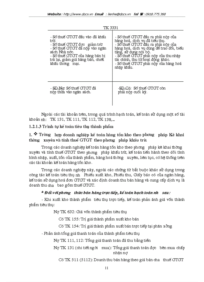 image for page Thực trạng và giải pháp trong công tác kế toán tiêu thụ thành phẩm và xác định kết quả tiêu thụ tại Công ty thiết bị và sản phẩm an toàn Việt Nam