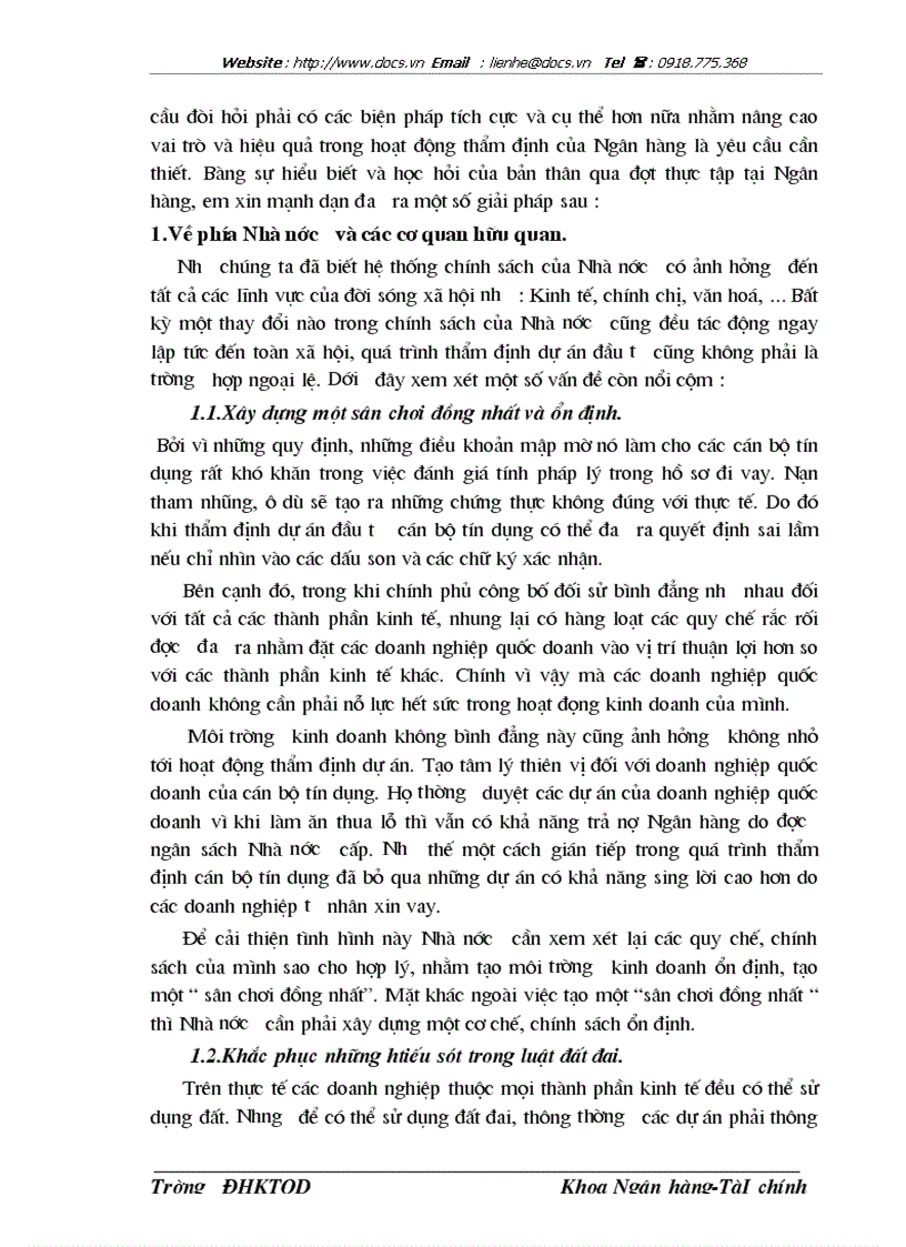 image for page Thực trạng và 1 số biện pháp nâng cao chất lượng thẩm định dự án đầu tư tại ngânhàng NHTMCP Công Thương VietinBank Ba Đình