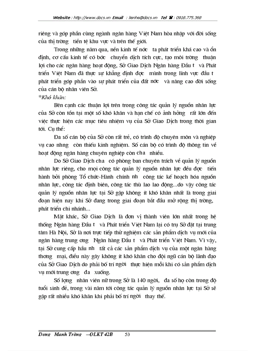 image for page 1số giải pháp nhằm hoàn thiện công tác quản lý nguồn nhân lực tại Sở Giao dịch ngânhàng NHĐT PT BIDV Việt Nam lt NHaNL gt