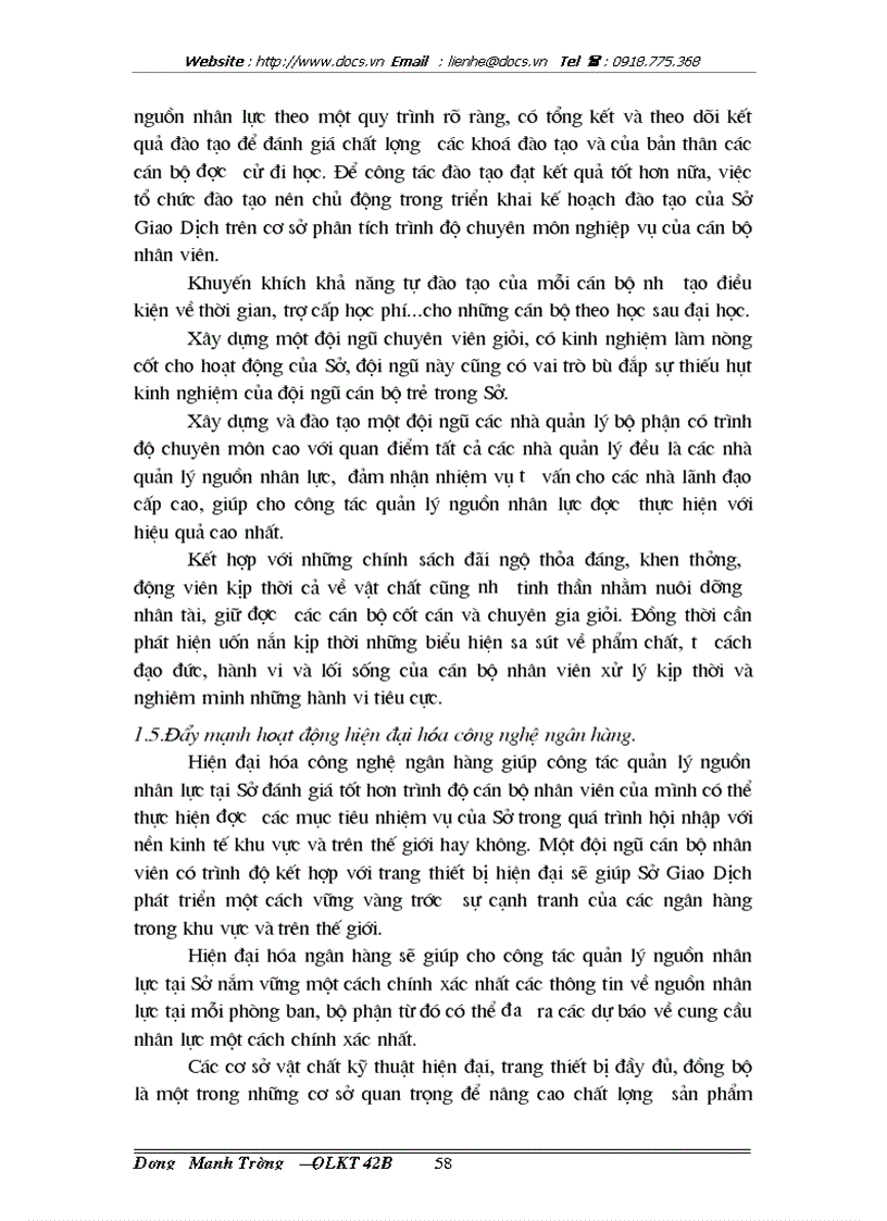 image for page 1số giải pháp nhằm hoàn thiện công tác quản lý nguồn nhân lực tại Sở Giao dịch ngânhàng NHĐT PT BIDV Việt Nam lt NHaNL gt