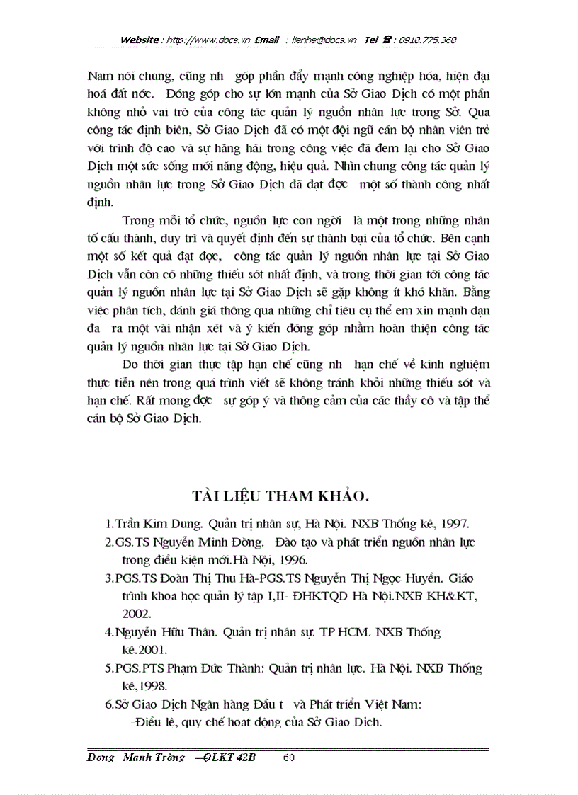 image for page 1số giải pháp nhằm hoàn thiện công tác quản lý nguồn nhân lực tại Sở Giao dịch ngânhàng NHĐT PT BIDV Việt Nam lt NHaNL gt