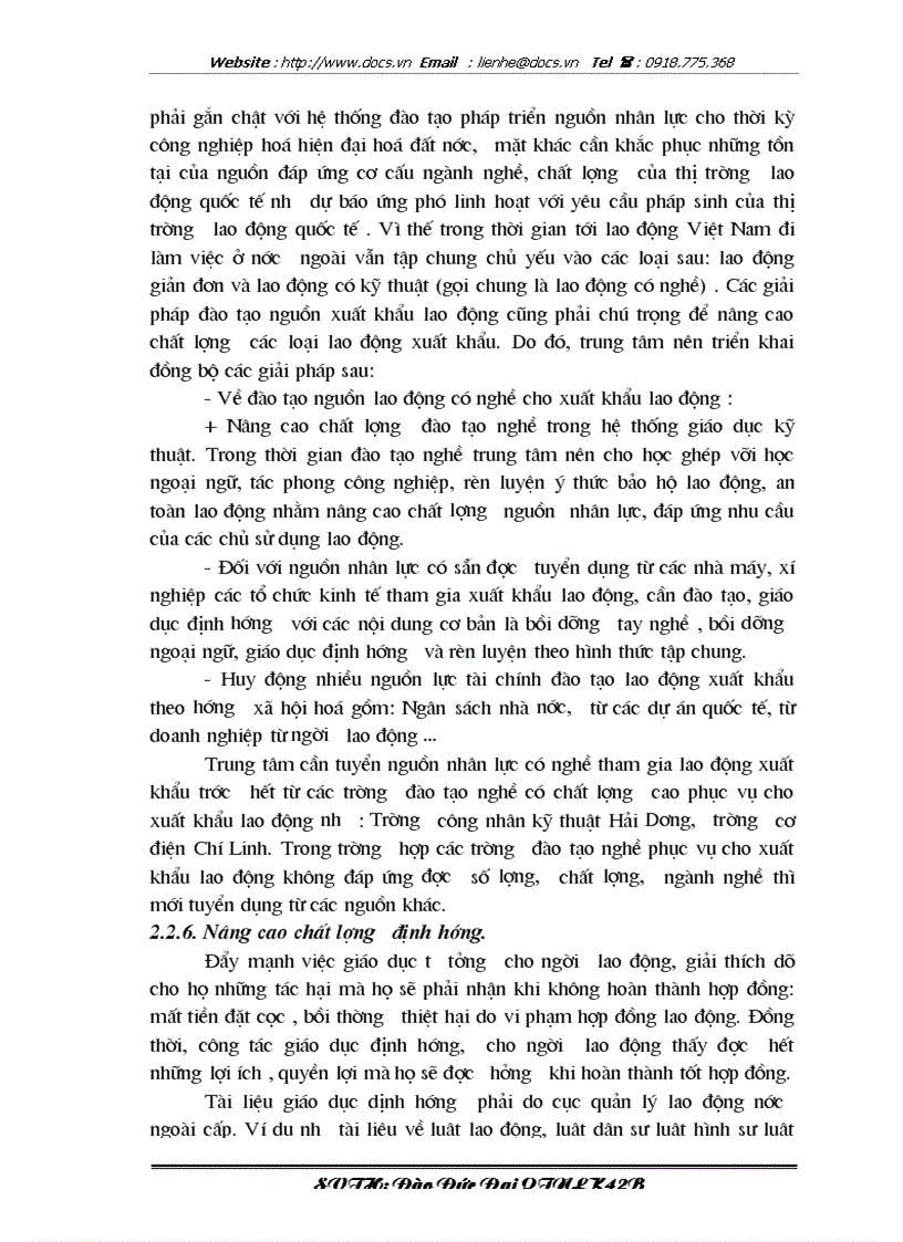 image for page Tuyển mộ tuyển chọn đào tạo giáo dục định hướng cho lao động trước khi xuất cảnh sang Malaysia tại Trung tâm dịch vụ việc làm thuộc Sở Lao động Thươ