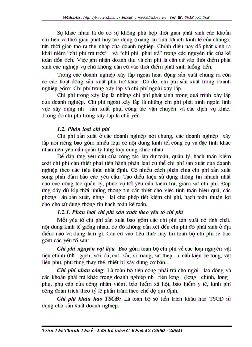 image for page Hoàn thiện hạch toán chi phí sản xuất và tính giá thành sản phẩm xây lắp tại Công ty Xây dựng số