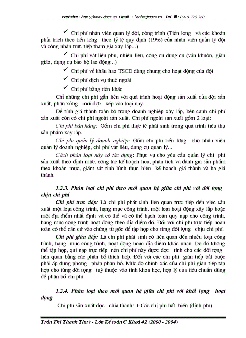 image for page Hoàn thiện hạch toán chi phí sản xuất và tính giá thành sản phẩm xây lắp tại Công ty Xây dựng số
