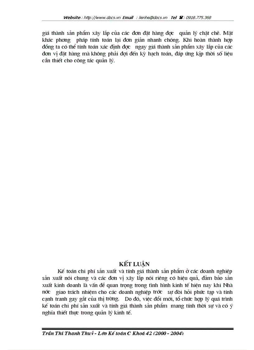 image for page Hoàn thiện hạch toán chi phí sản xuất và tính giá thành sản phẩm xây lắp tại Công ty Xây dựng số