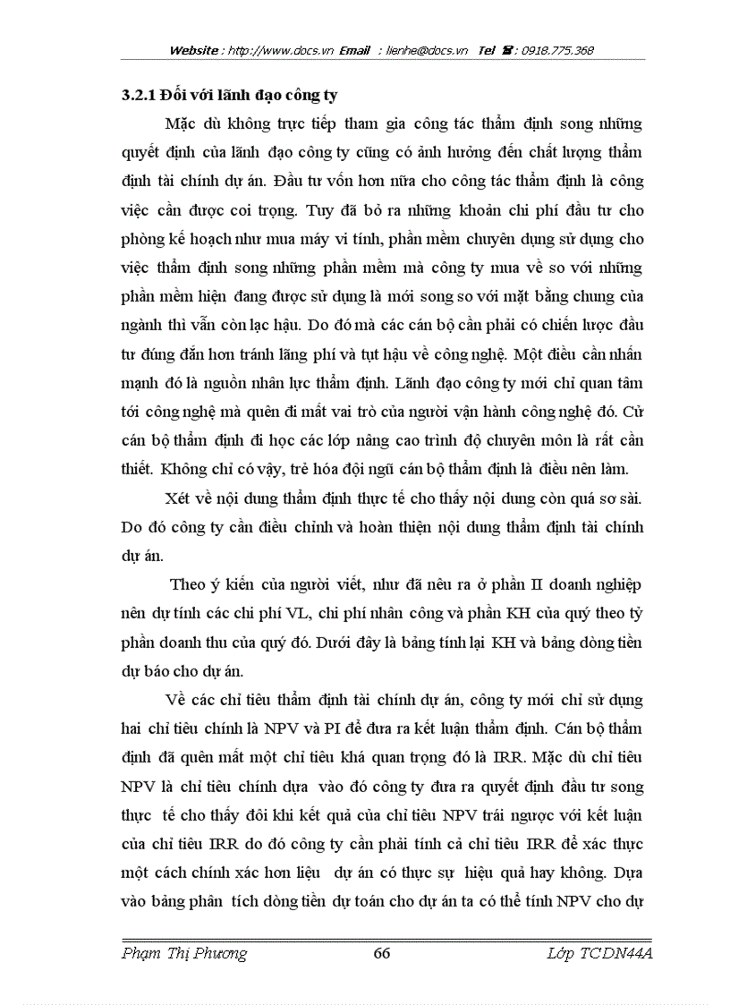 image for page Thực trạng và giải pháp nâng cao chất lượng thẩm định tài chính dự án tại Công ty xây dựng công trình giao thông 874