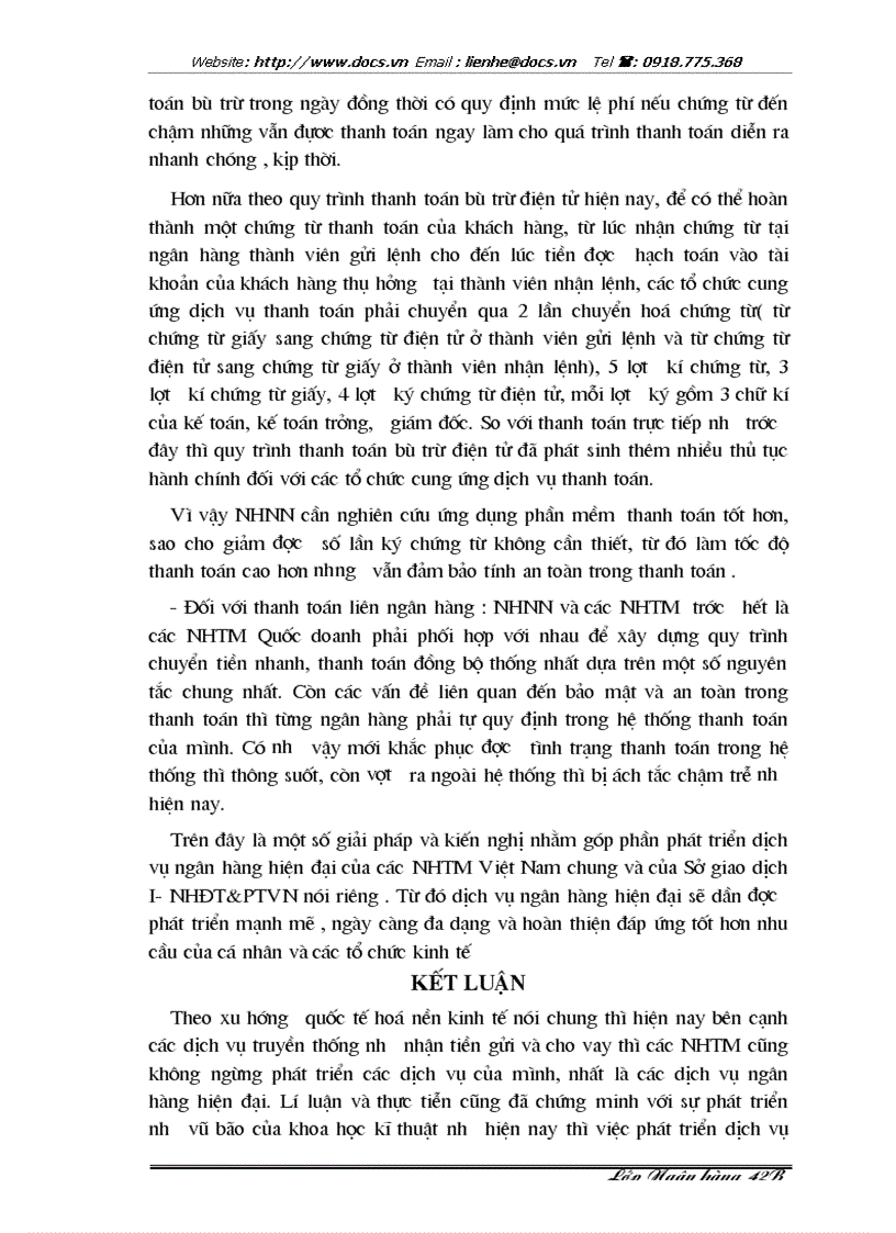 image for page Giải pháp phát triển dịch vụ ngân hàng hiện đại của các Ngân hàng Thương mại Việt Nam Nghiên cứu tại Sở Giao dịch 1 ngânhàng NHĐT PT BIDV VN