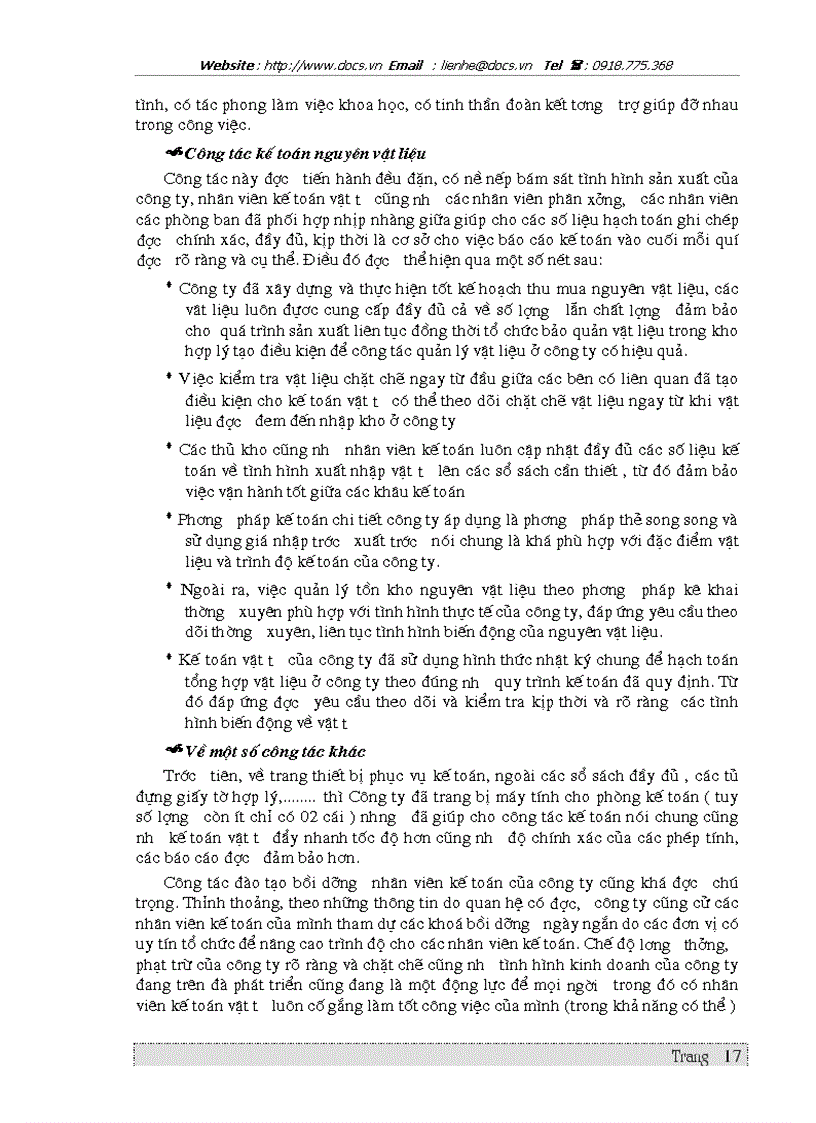 image for page Hoàn thiện công tác kế toán vật liệu tại Công ty TNHH khoá Bảo An