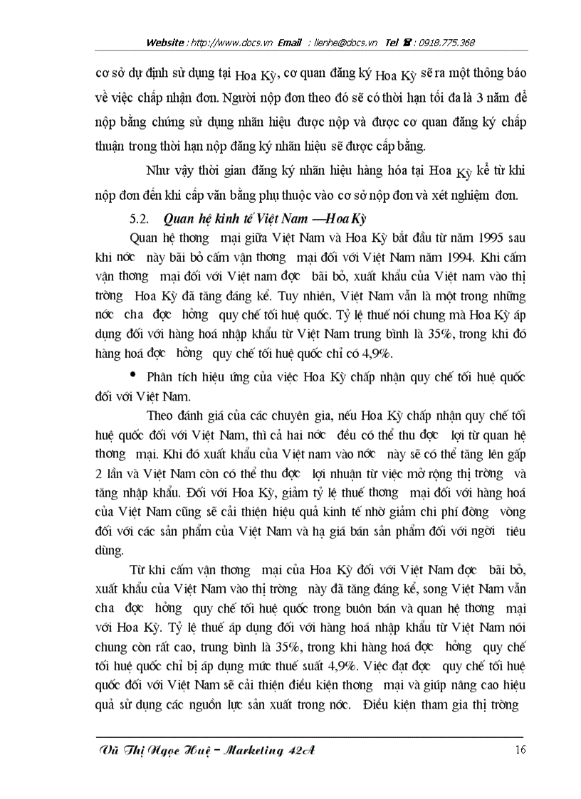 image for page Xây dựng và phát triển thương hiệu Vegetexco tại thị trường Mỹ