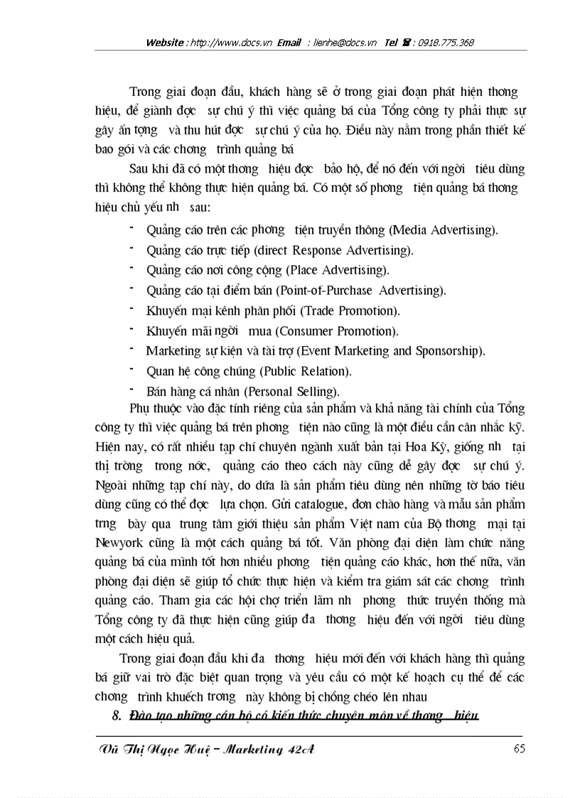 image for page Xây dựng và phát triển thương hiệu Vegetexco tại thị trường Mỹ