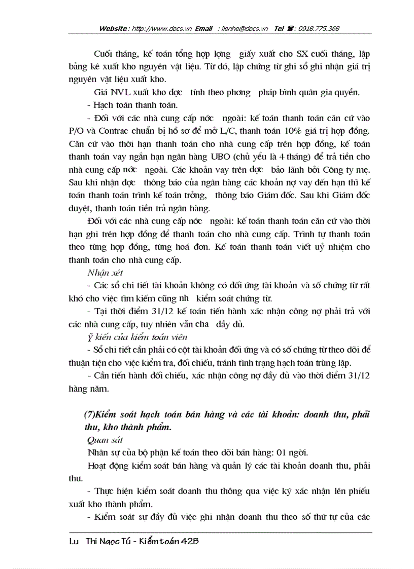 image for page Đánh giá hệ thống kiểm soát nội bộ trong kiểm toán báo cáo tài chính tại chi nhánh Công ty Kiểm toán và Tư vấn tài chính kế toán Sài Gòn AFC