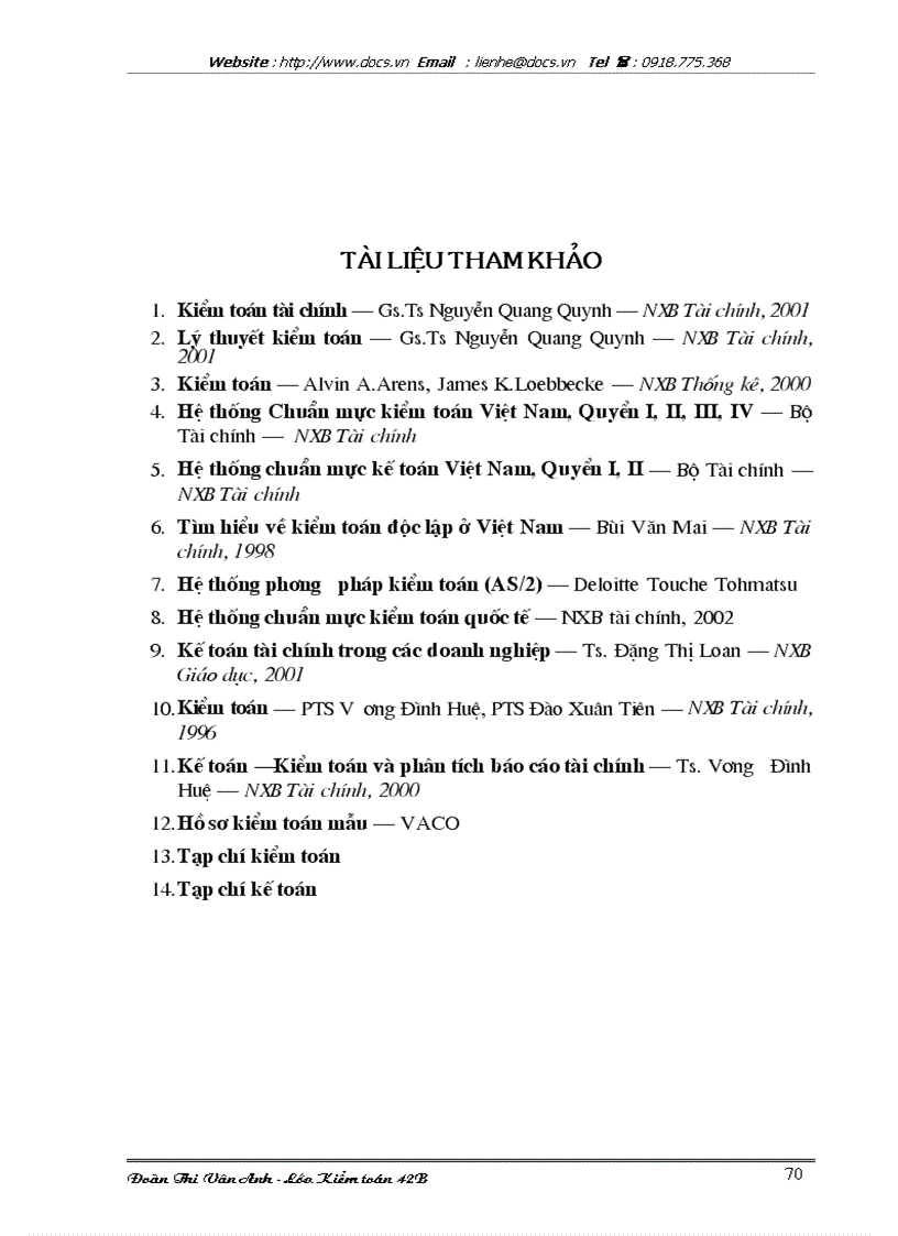 image for page Quy trình kiểm toán chu trình mua hàng thanh toán trong kiểm toán báo cáo tài chính do VACO thực hiện